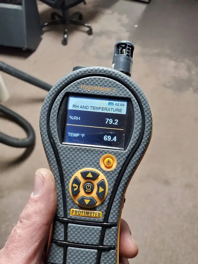 Moisture meter humidity assessment for Fire & Smoke Damage Restoration in Hobbs